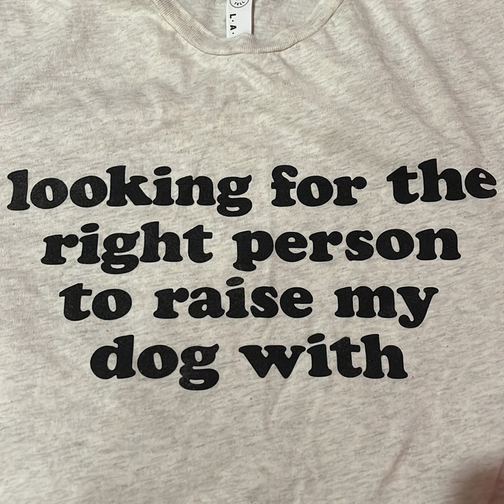 Cream Dog Lover T-Shirt - Picture 3 of 3